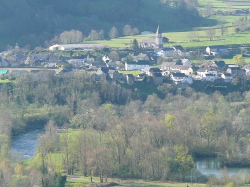 Lurbe-St-Christau et le Gave d'Aspe