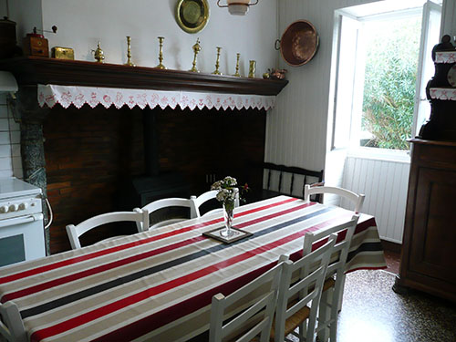 La cheminée de la cuisine